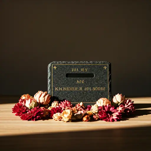 plaque funéraire personnalisée hommage