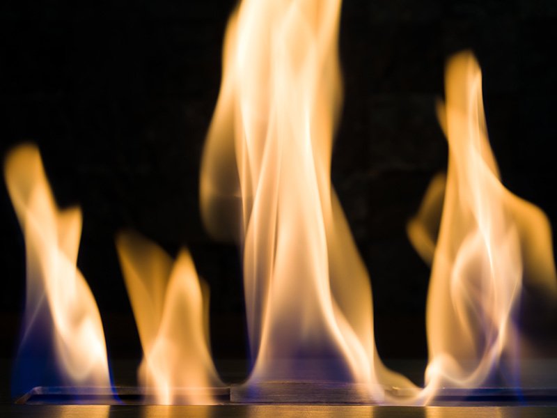 plaque flamme
