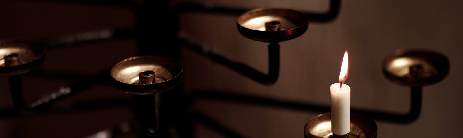 plaque lumiere bougie