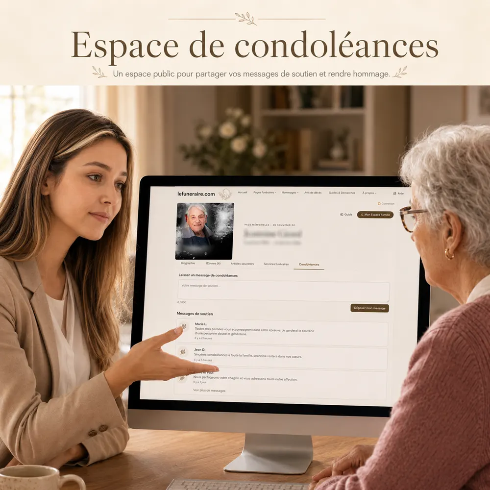 espace condoléances en ligne moderation