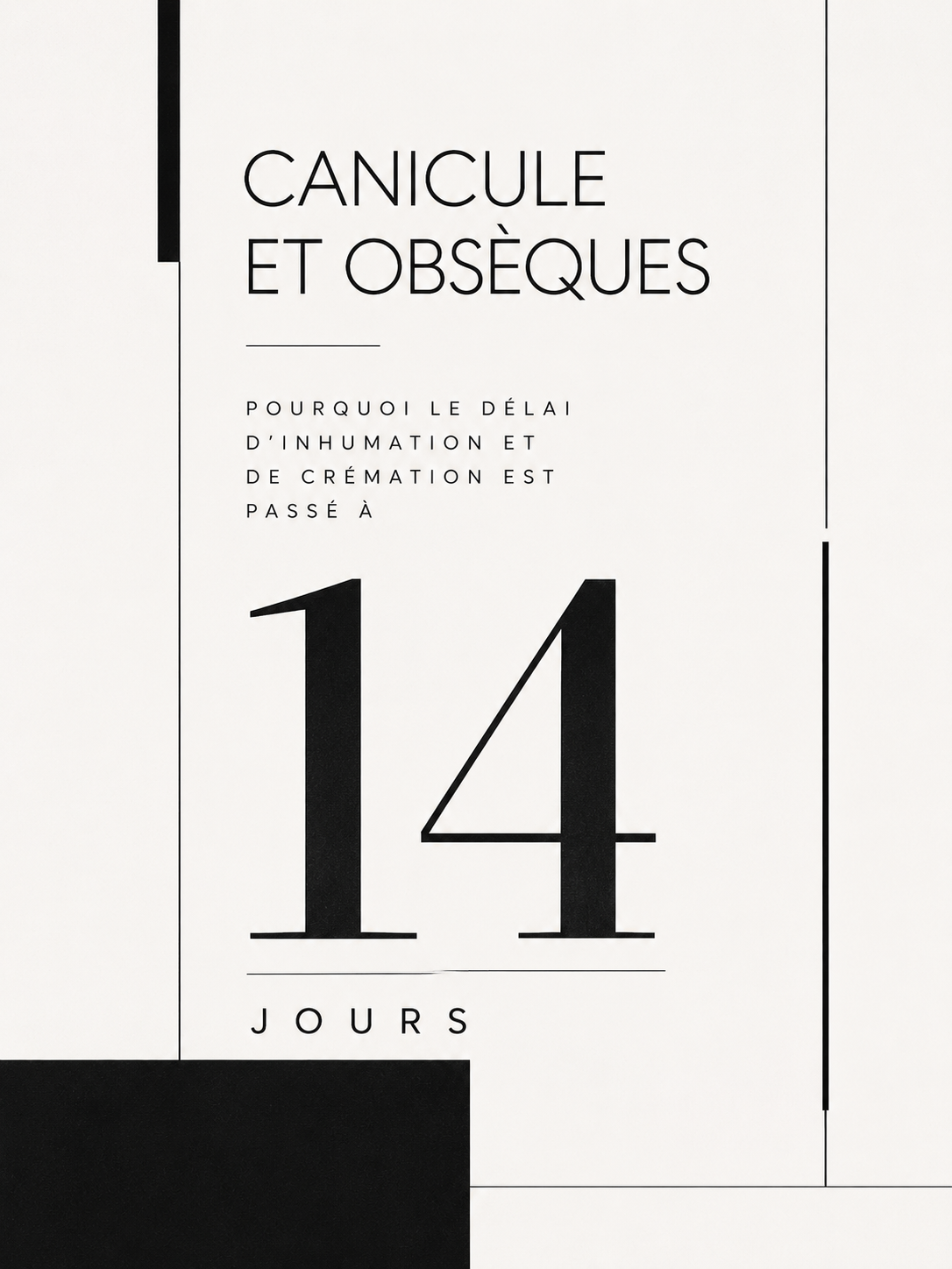 Crématorium sous forte chaleur, illustrant l'allongement du délai d'inhumation et de crémation à 14 jours