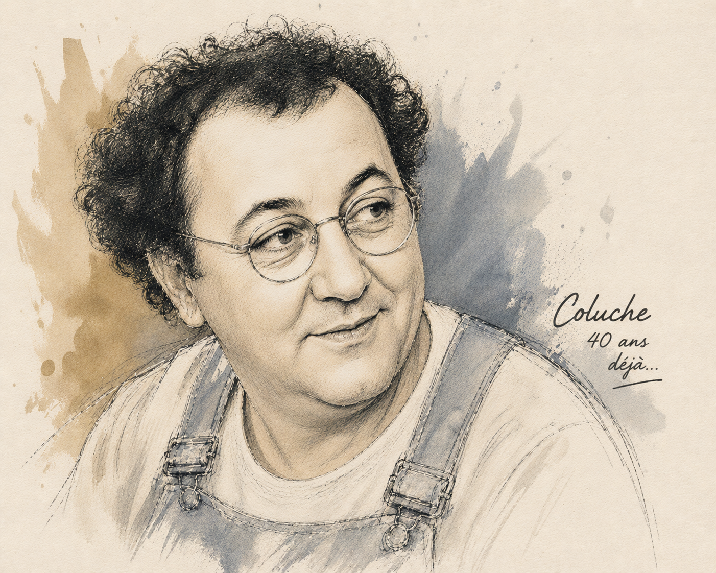 Hommage à Coluche, 40 ans après sa mort le 19 juin 1986
