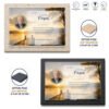 Plaque funéraire personnalisée pour papa — exemple de composition avec photo