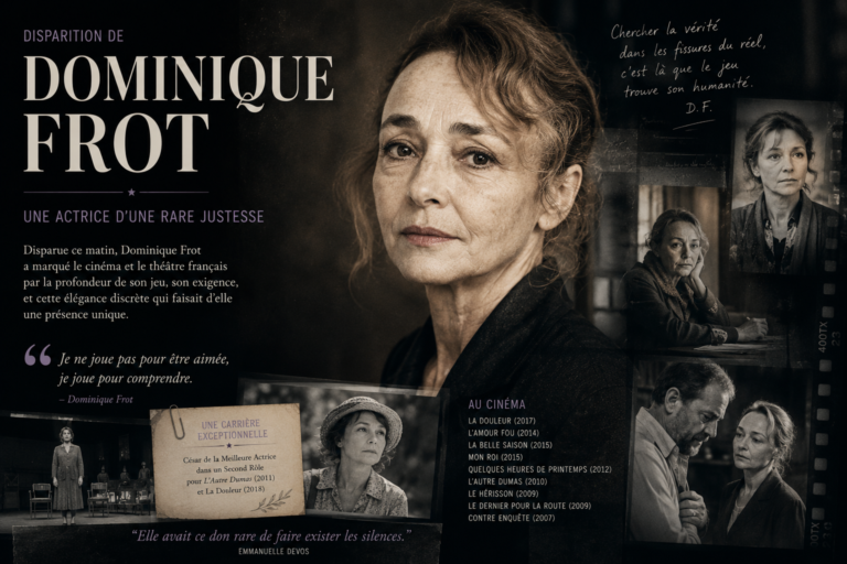 Dominique Frot s'est éteinte à 68 ans ; son dernier rôle sortira en octobre