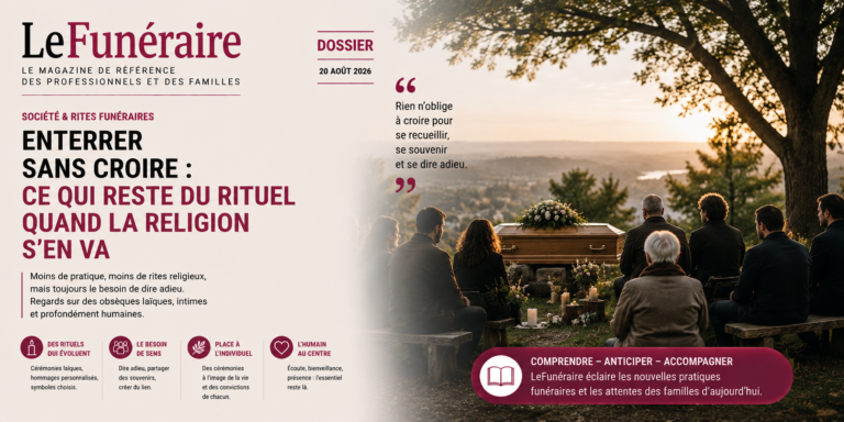 Illustration sur la place des rites funéraires et des croyances dans les obsèques en France
