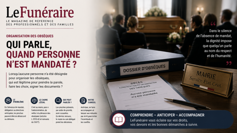 Qui parle, maintenant ? L'éloge funèbre est passé aux mains des familles