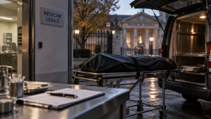 Après une autopsie judiciaire, le retour du corps sans cercueil dépend du procureur