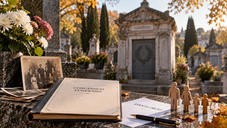 Concession funeraire de famille dans un cimetiere : qui a le droit d y etre inhume