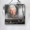 Plaque funéraire carré chrétien suspendue par cordelette, kit de fixation inclus, 1er sous-décor