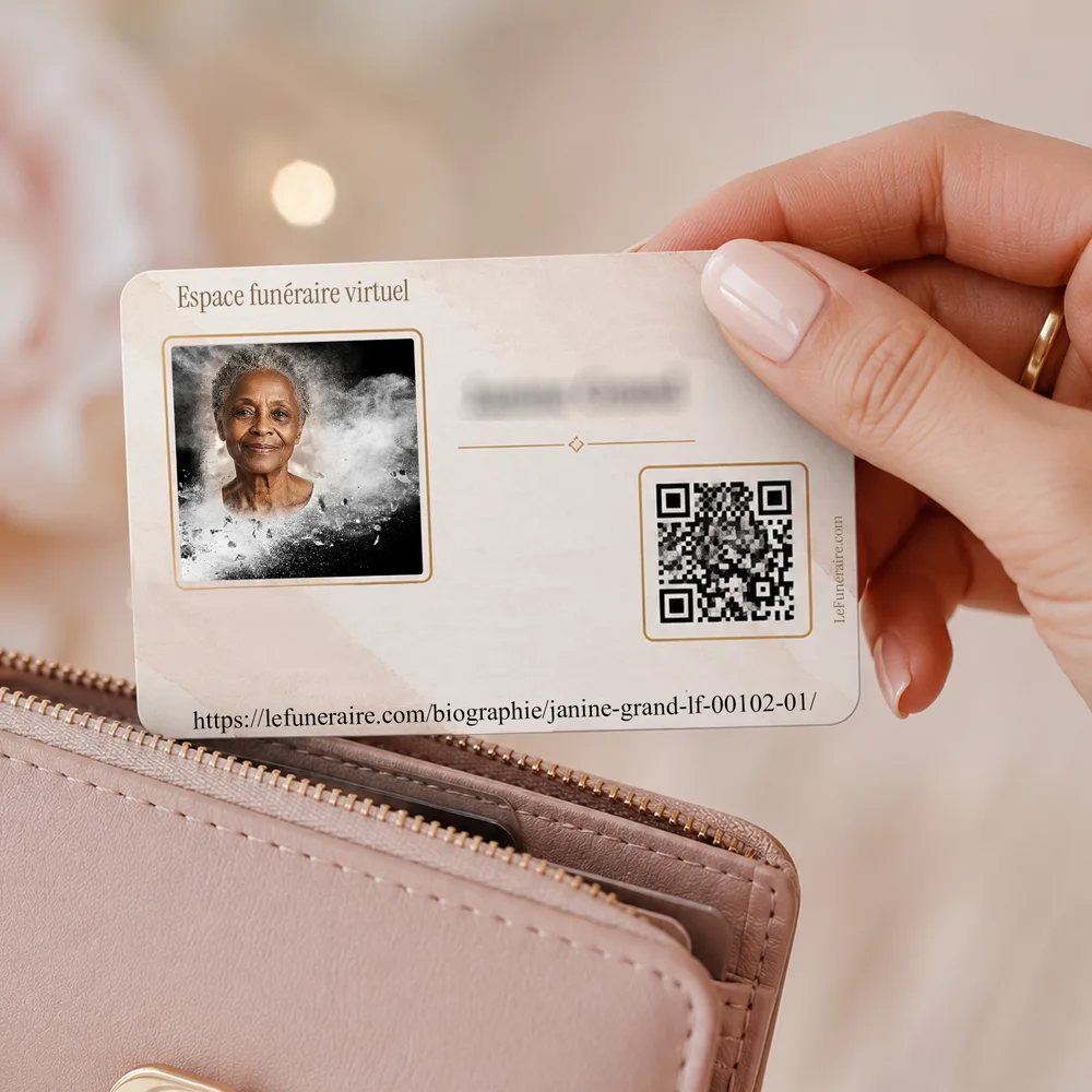 Carte souvenir QR — service complémentaire Musulman