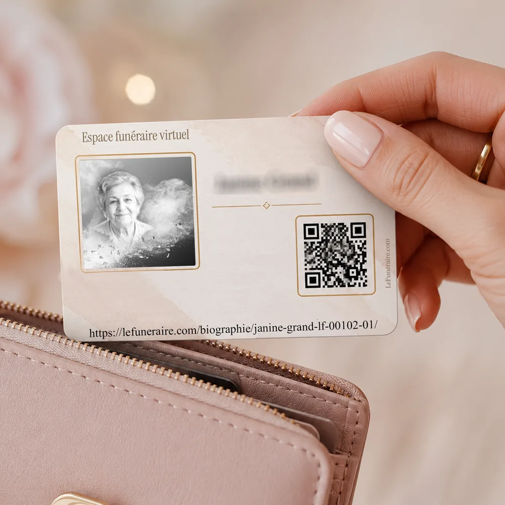 Carte souvenir QR — service complémentaire Musulman