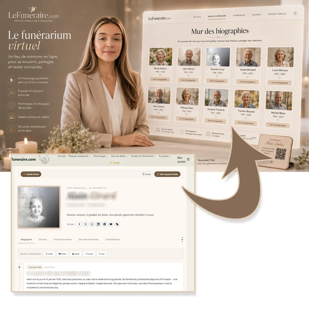 Funerarium virtuel — service complémentaire Musulman