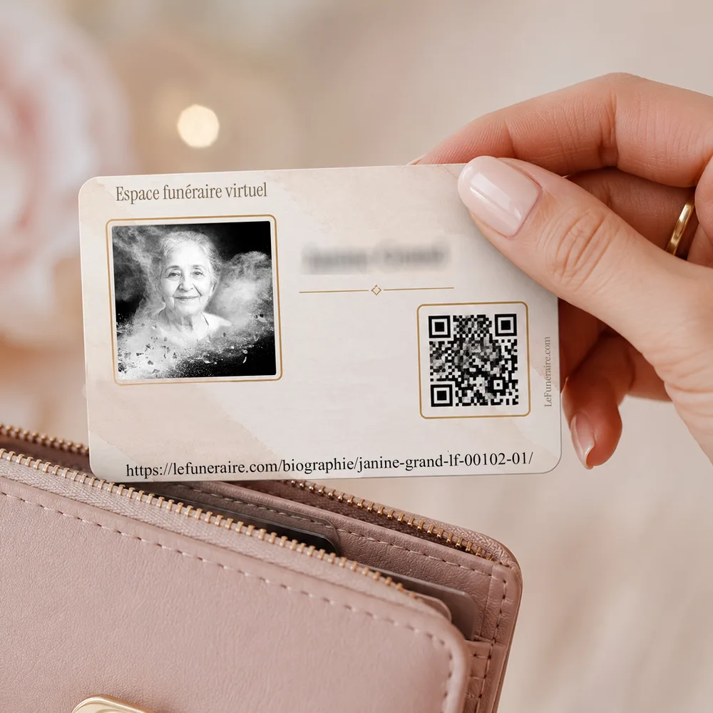 Carte souvenir QR — service complémentaire Musulman