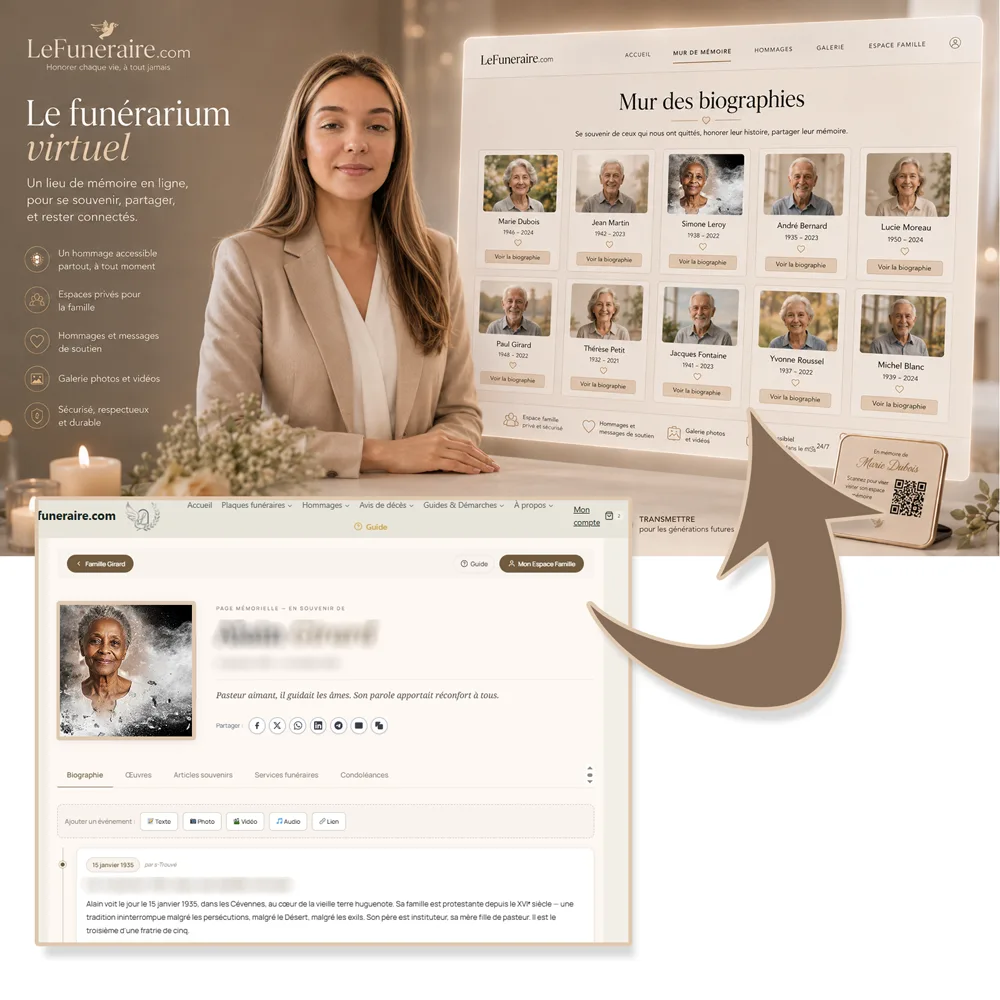 Funerarium virtuel — service complémentaire Bouddhiste