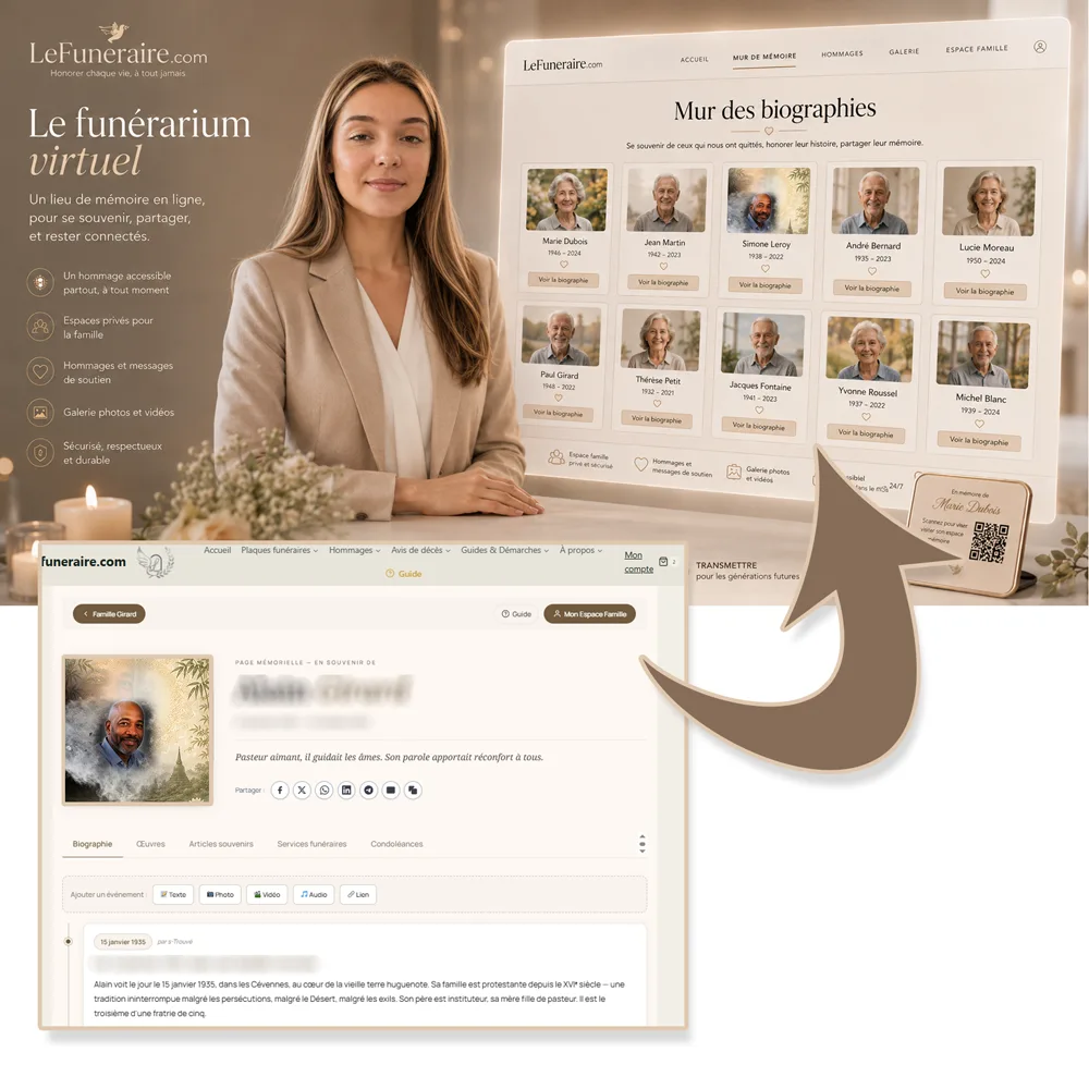 Funerarium virtuel — service complémentaire Bouddhiste
