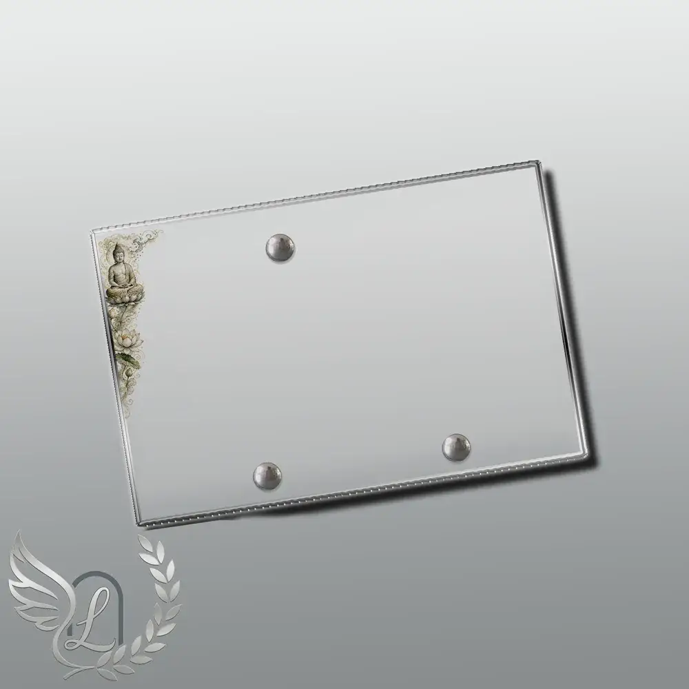 Plaque Panoramique Bouddhiste nue motif 03