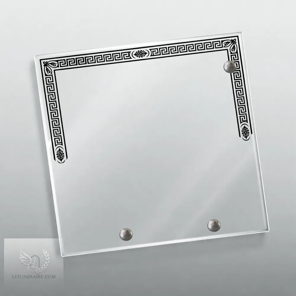 Plaque Carré Orthodoxe nue motif 01