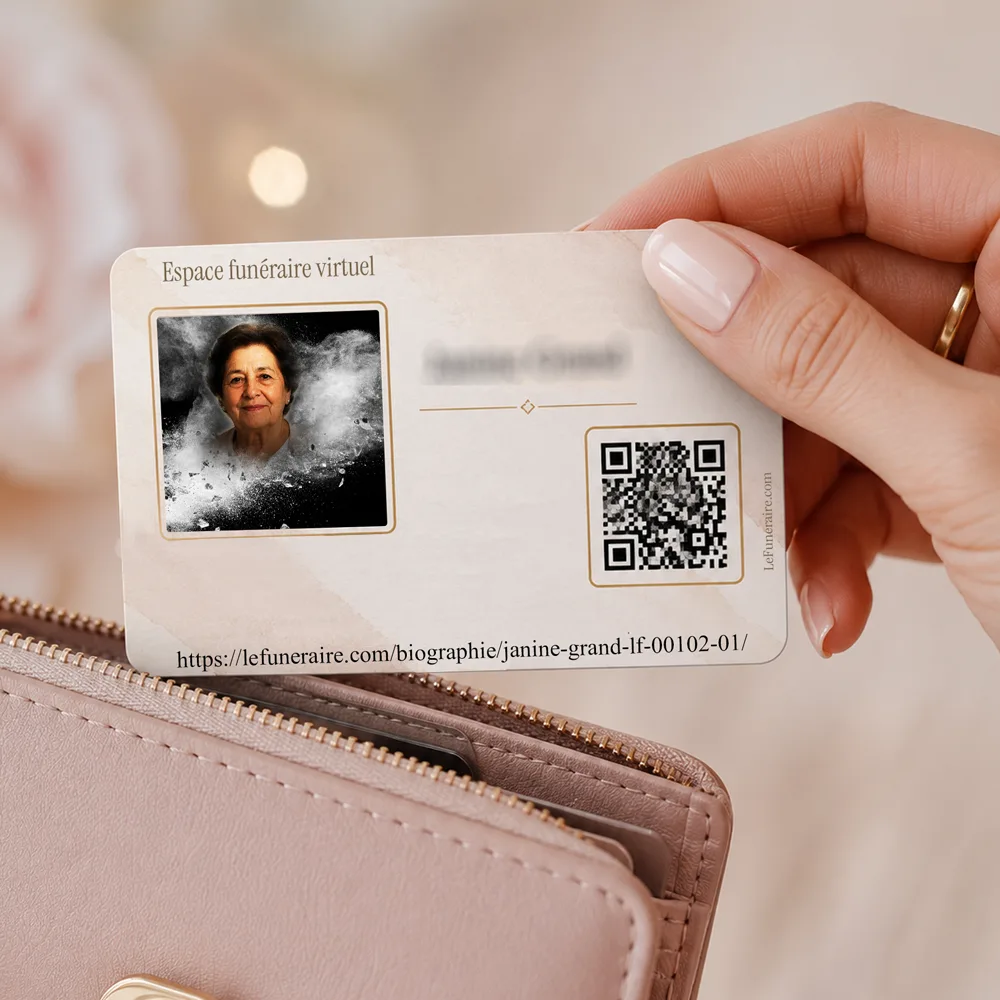 Carte souvenir QR — service complémentaire Orthodoxe