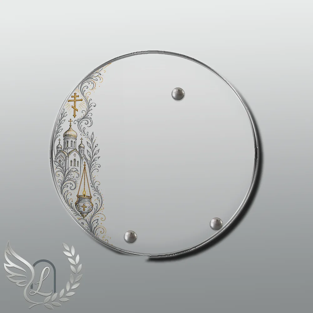 Plaque Circulaire Orthodoxe nue motif 01