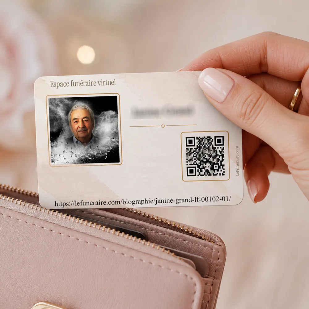 Carte souvenir QR — service complémentaire Orthodoxe
