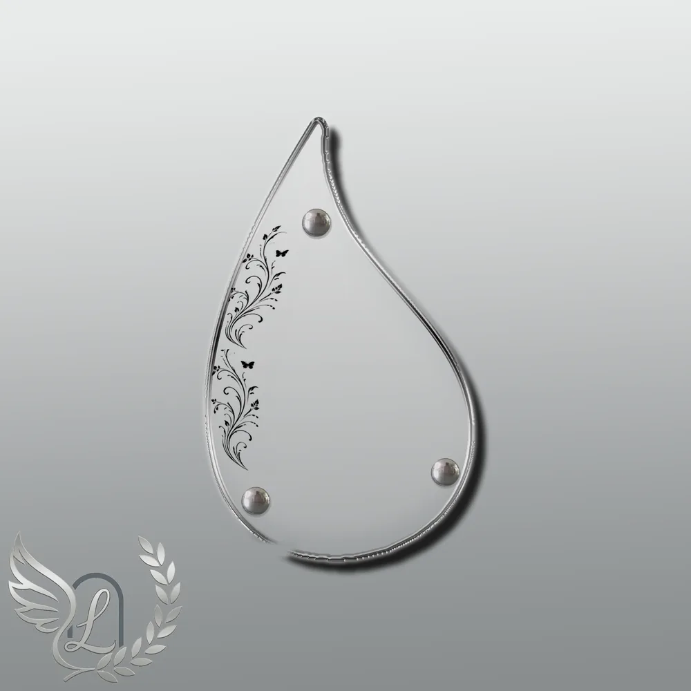 Plaque Flamme Laïque nue motif 01