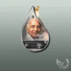 Plaque funéraire flamme laïque collée sur pierre tombale, double-face professionnel inclus, 1er sous-décor du thème