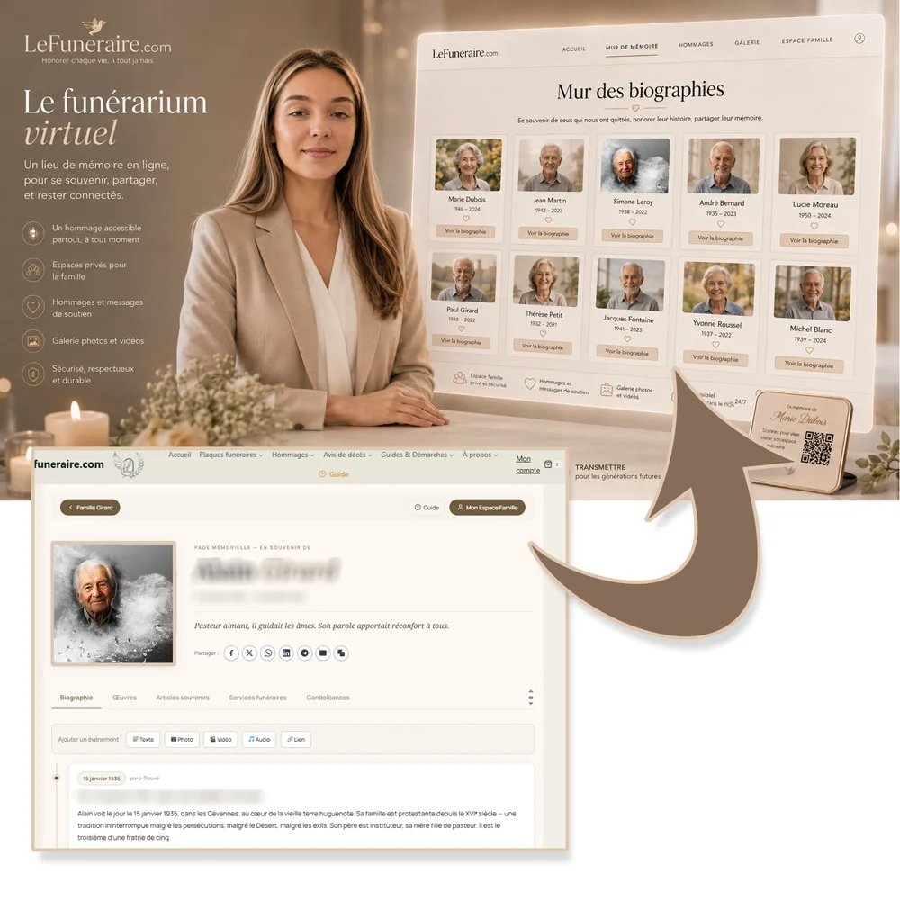 Funerarium virtuel — service complémentaire Pompier