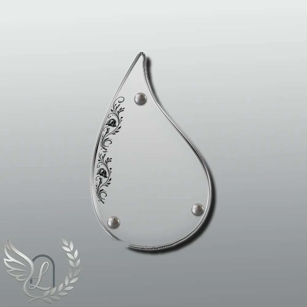Plaque Flamme Pompier nue motif 03