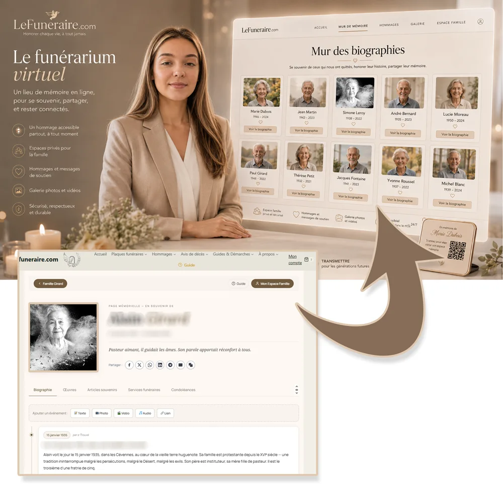 Funerarium virtuel — service complémentaire Pompier