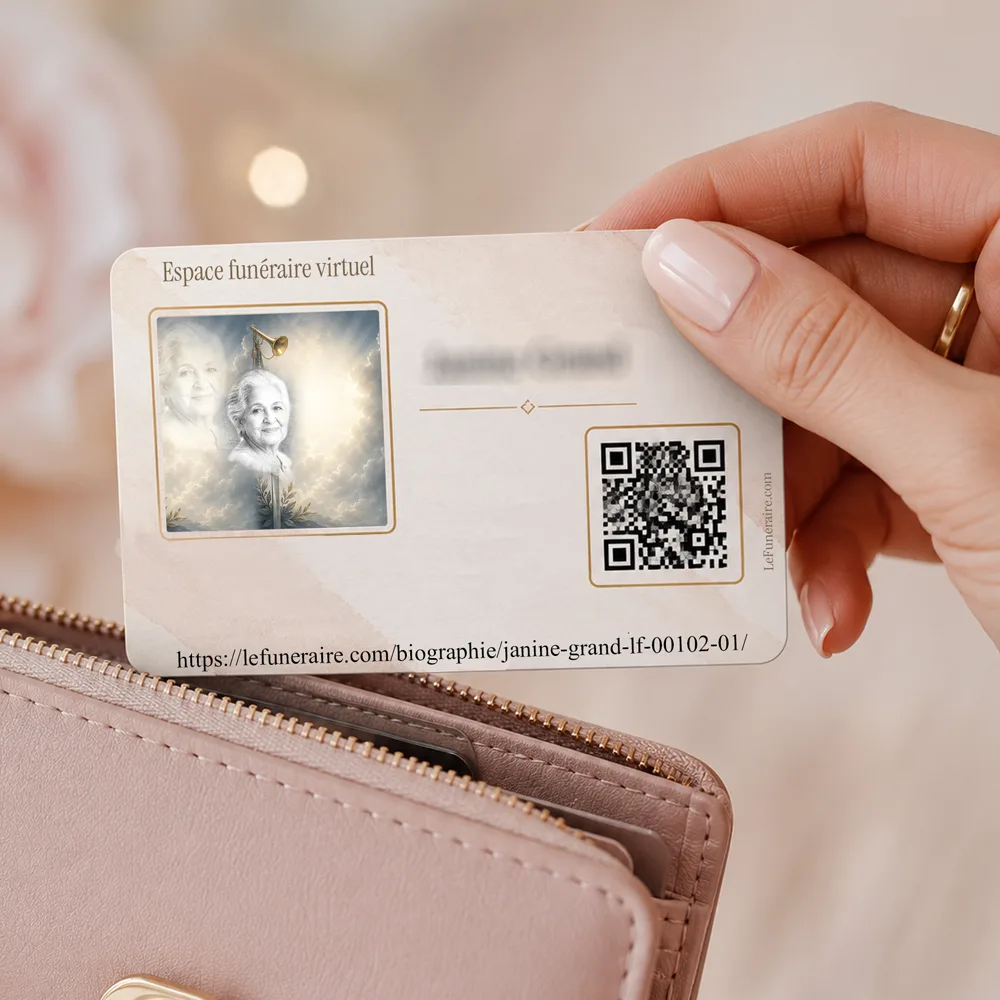 Carte souvenir QR — service complémentaire Militaire