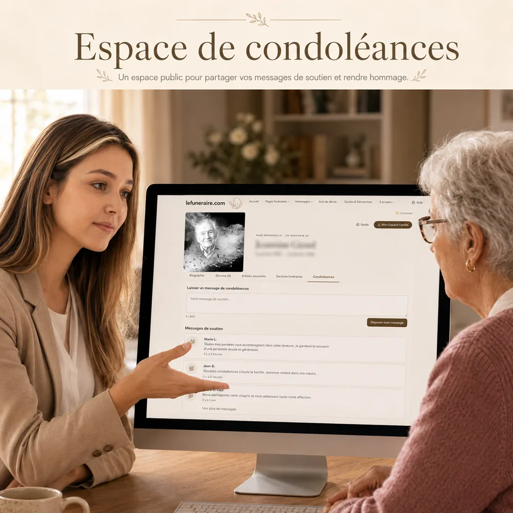 Livre de condoléances — service complémentaire Militaire