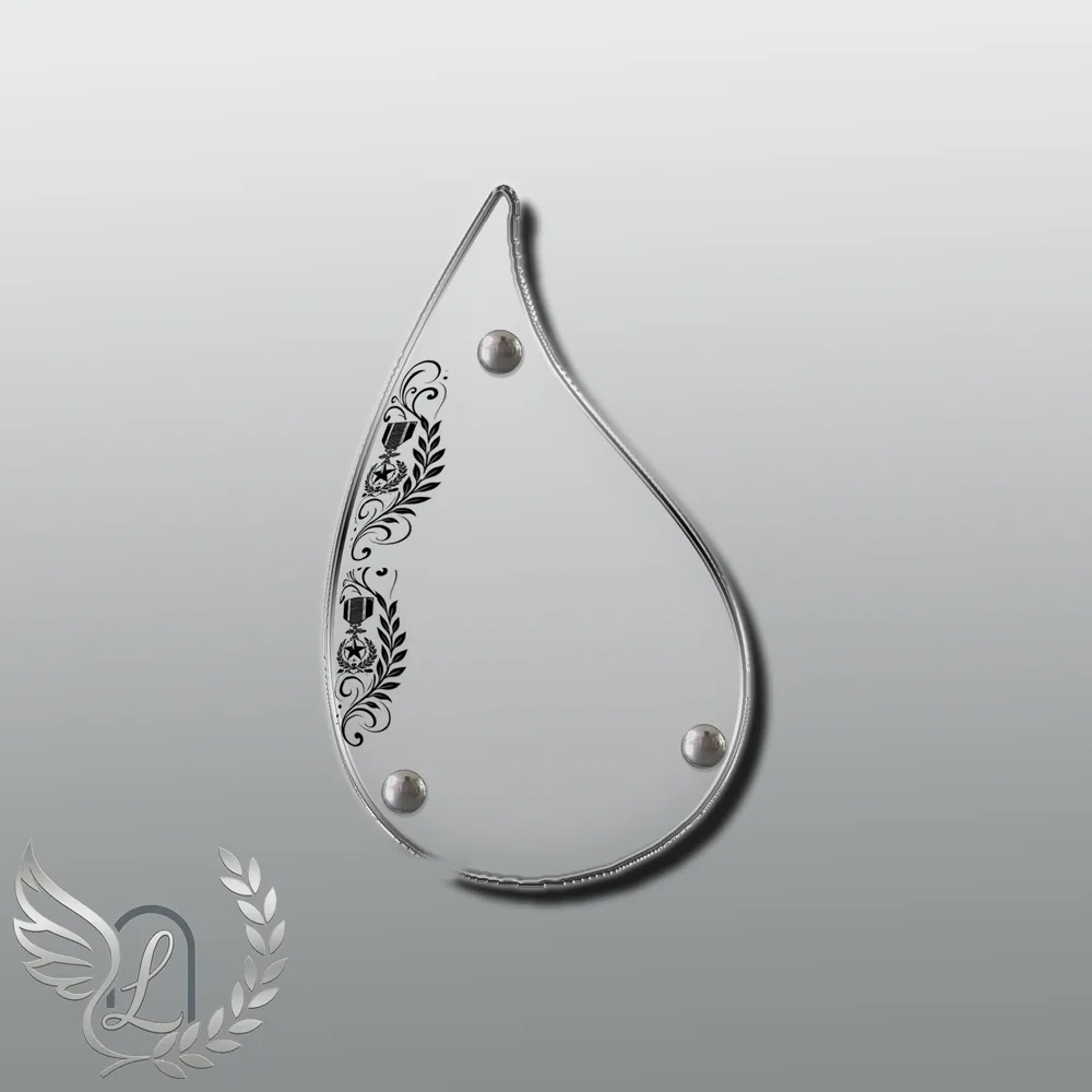 Plaque Flamme Gendarme nue motif 01