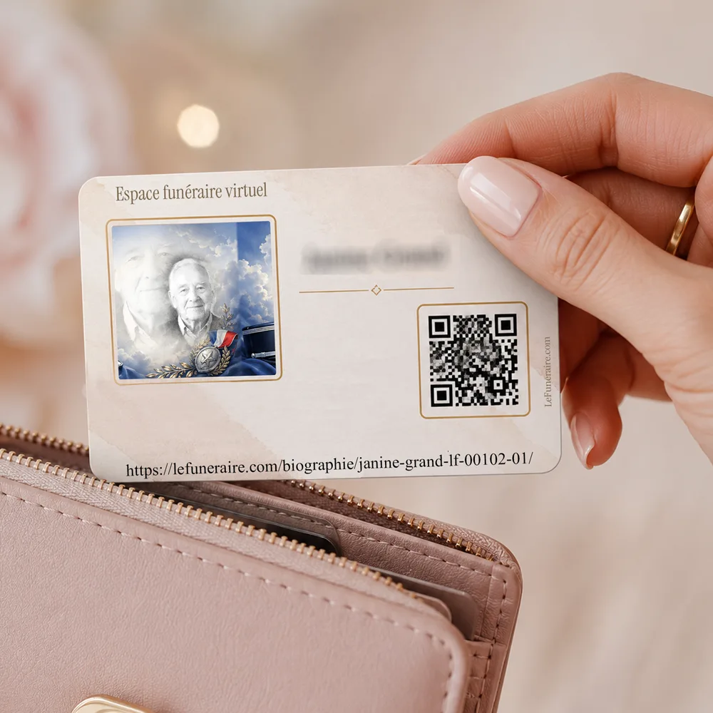 Carte souvenir QR — service complémentaire Gendarme