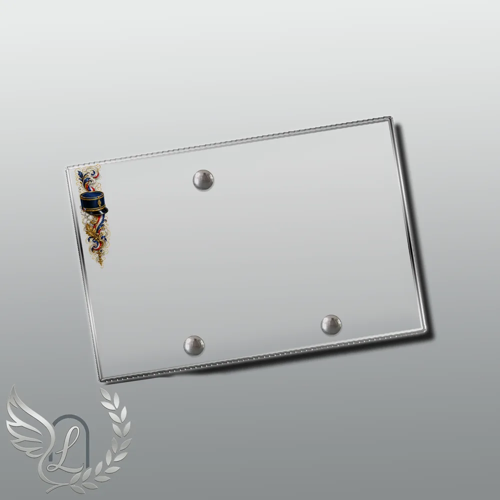 Plaque Panoramique Gendarme nue motif 03