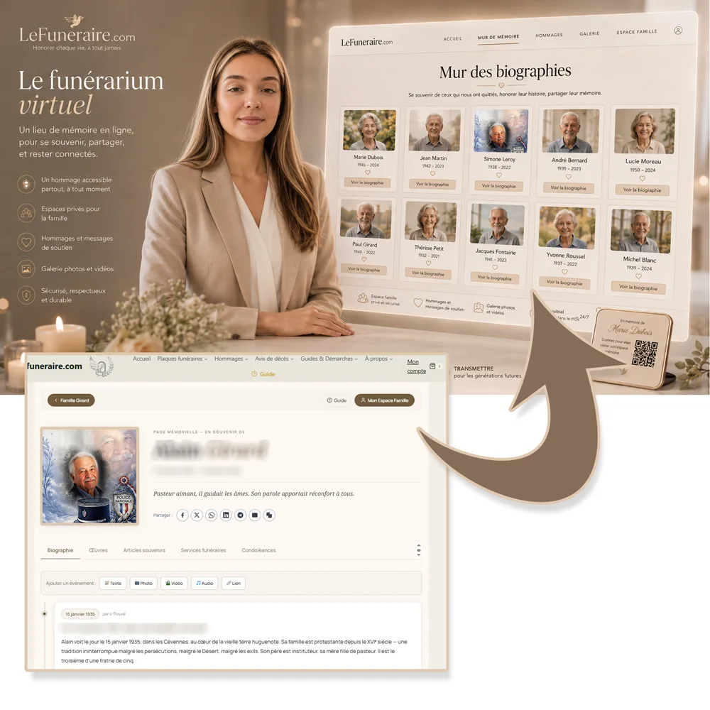 Funerarium virtuel — service complémentaire Police