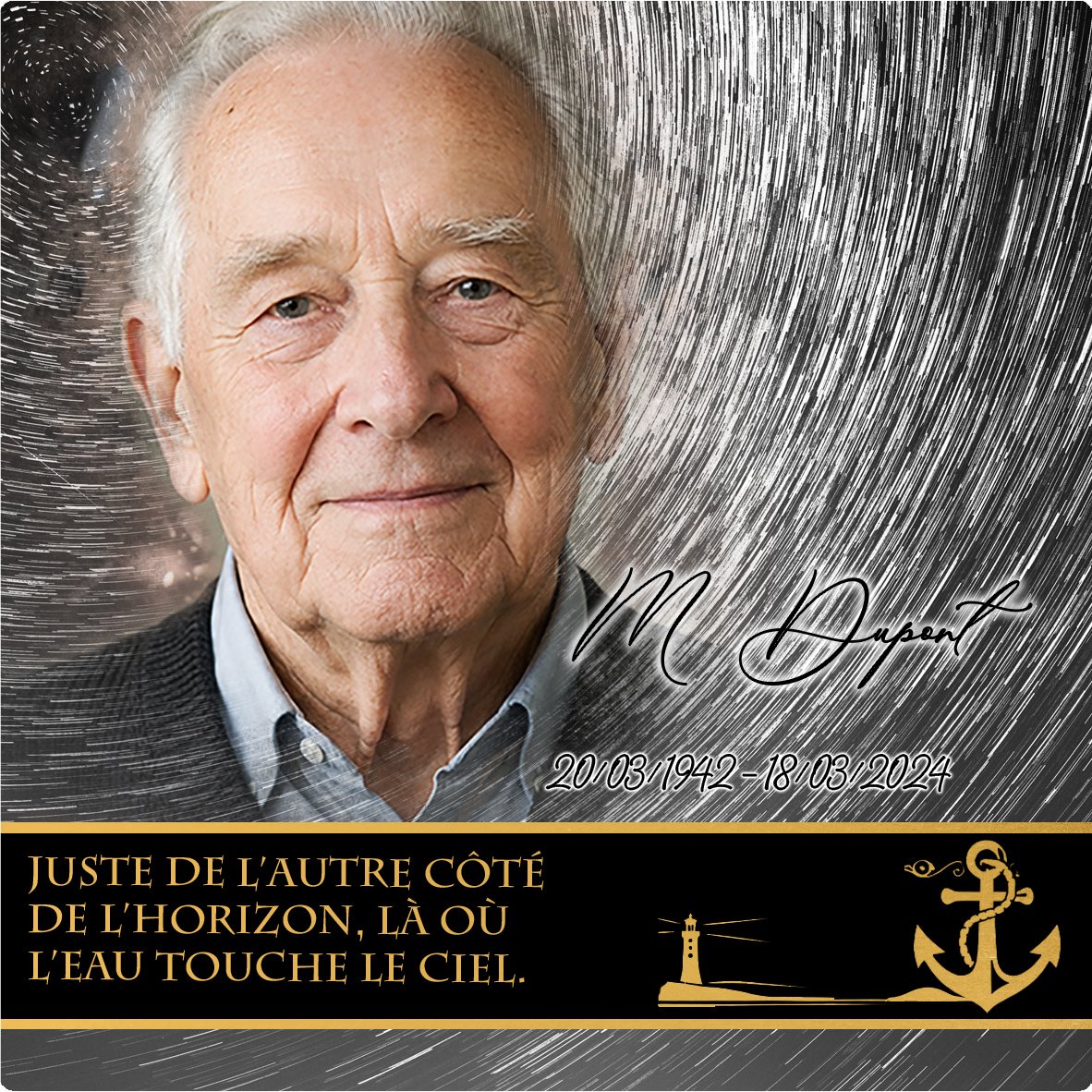 Plaque Carré Marin effet Pastel, ambiance complète portrait + fond