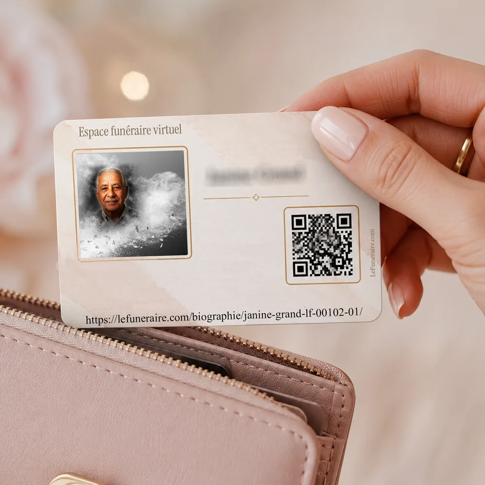 Carte souvenir QR — service complémentaire Marin