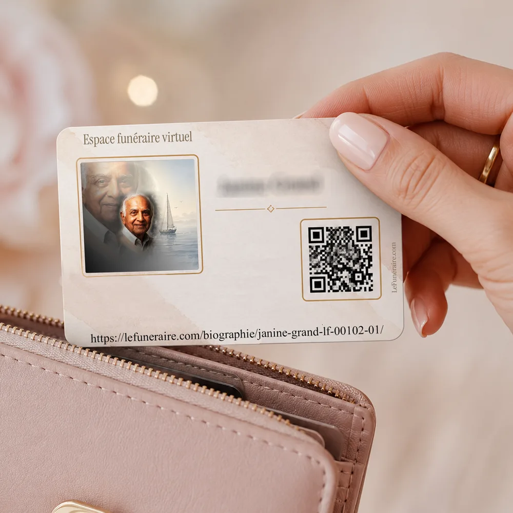 Carte souvenir QR — service complémentaire Marin