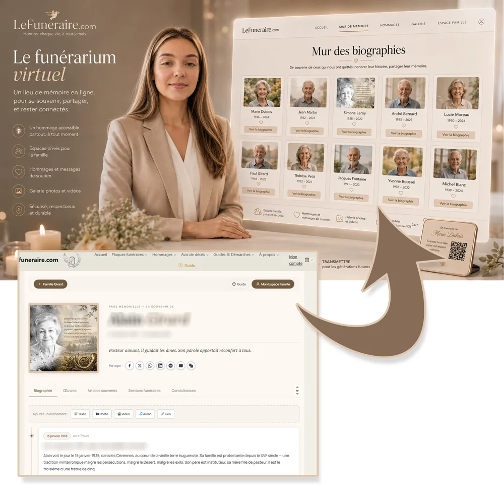 Funerarium virtuel — service complémentaire Chasseur
