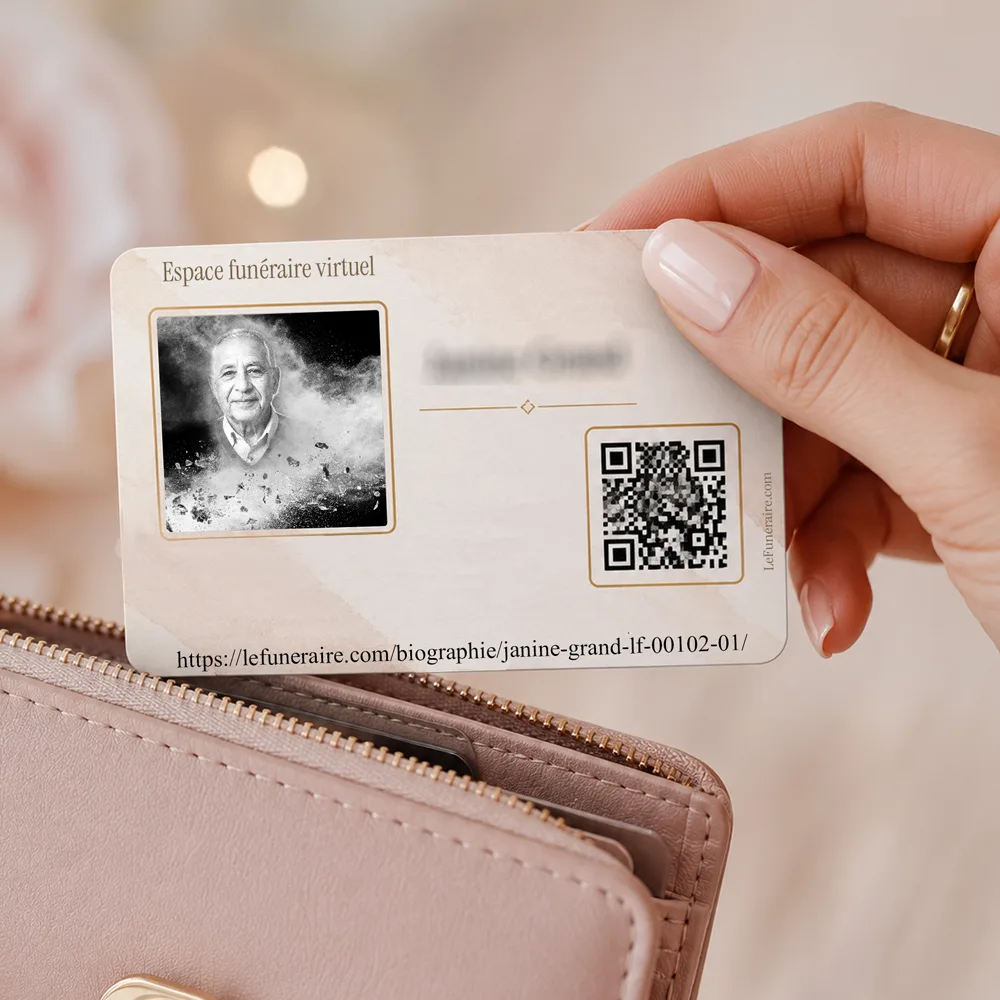 Carte souvenir QR — service complémentaire Chasseur