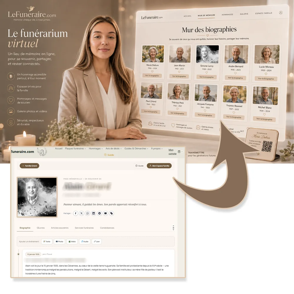 Funerarium virtuel — service complémentaire Chasseur