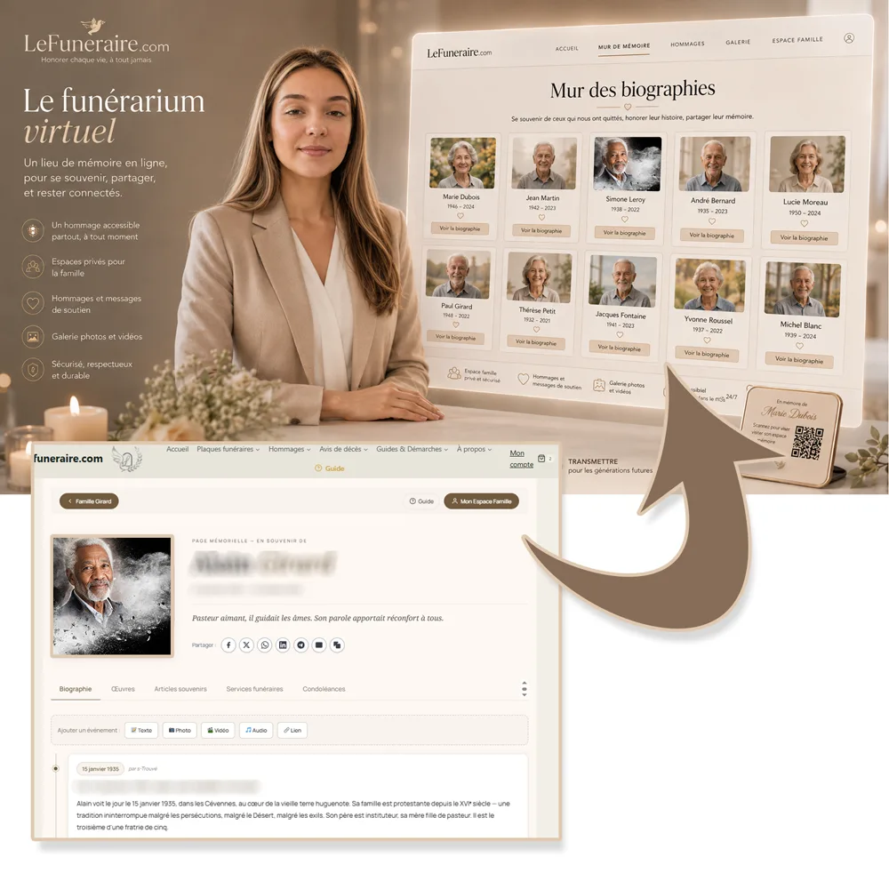 Funerarium virtuel — service complémentaire Agriculteur