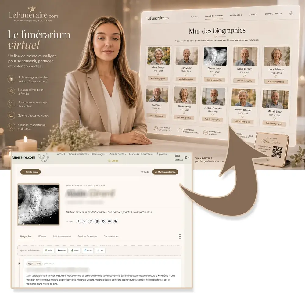 Funerarium virtuel — service complémentaire Agriculteur