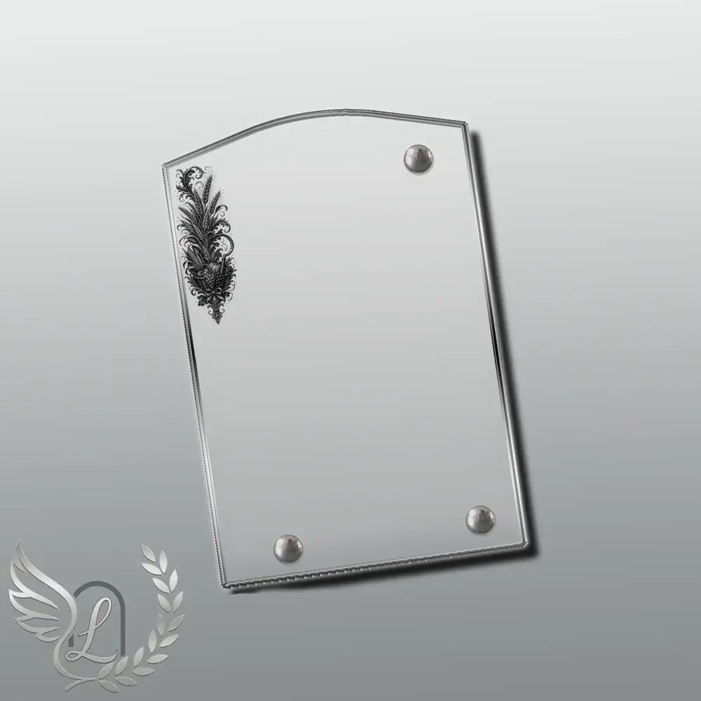 Plaque Stèle Agriculteur nue motif 02