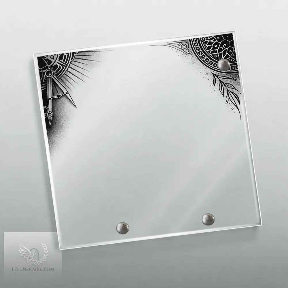 Plaque Carré Artisan nue motif 03