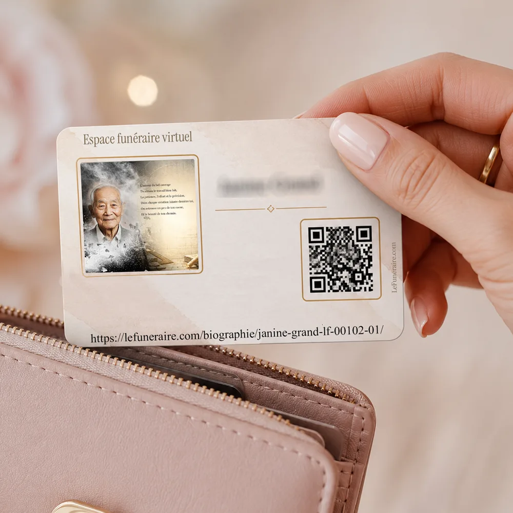Carte souvenir QR — service complémentaire Artisan