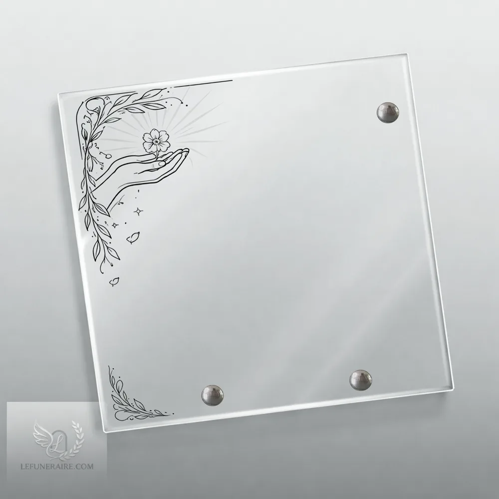 Plaque Carré Soignant nue motif 01