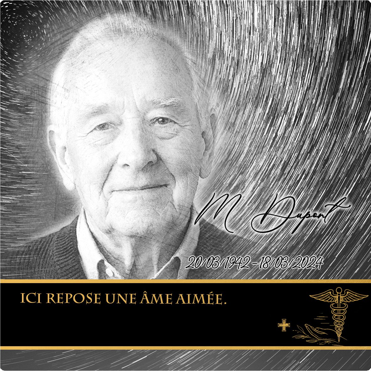Plaque Carré Soignant effet Pastel, ambiance complète portrait + fond