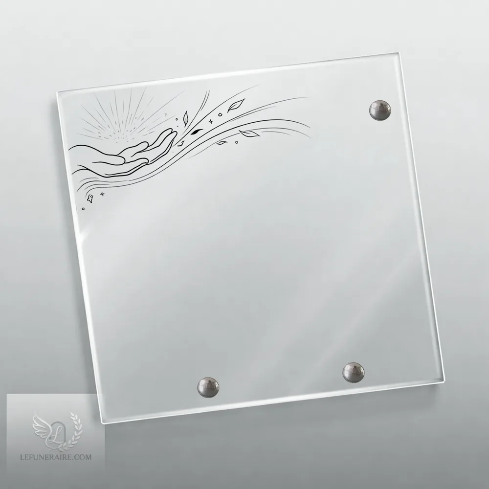 Plaque Carré Soignant nue motif 02