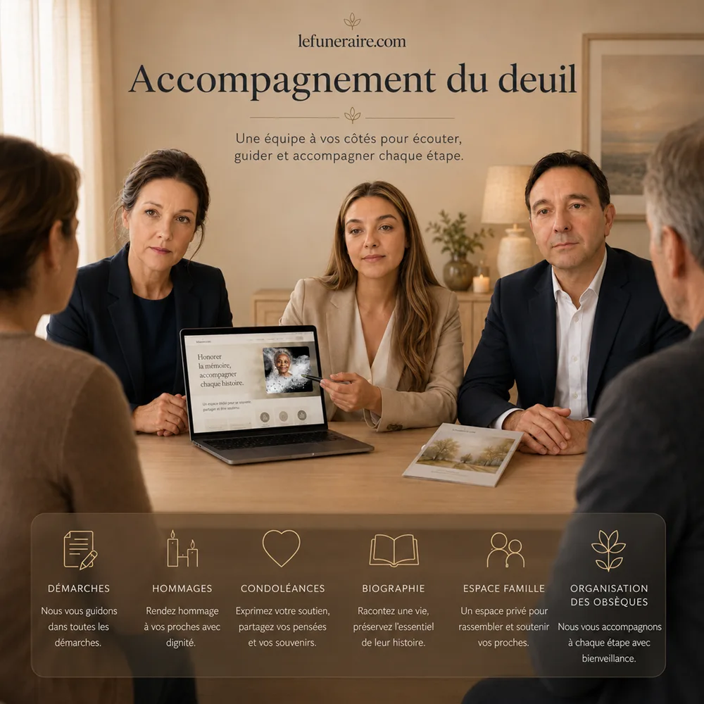 Accompagnement deuil — service complémentaire Soignant